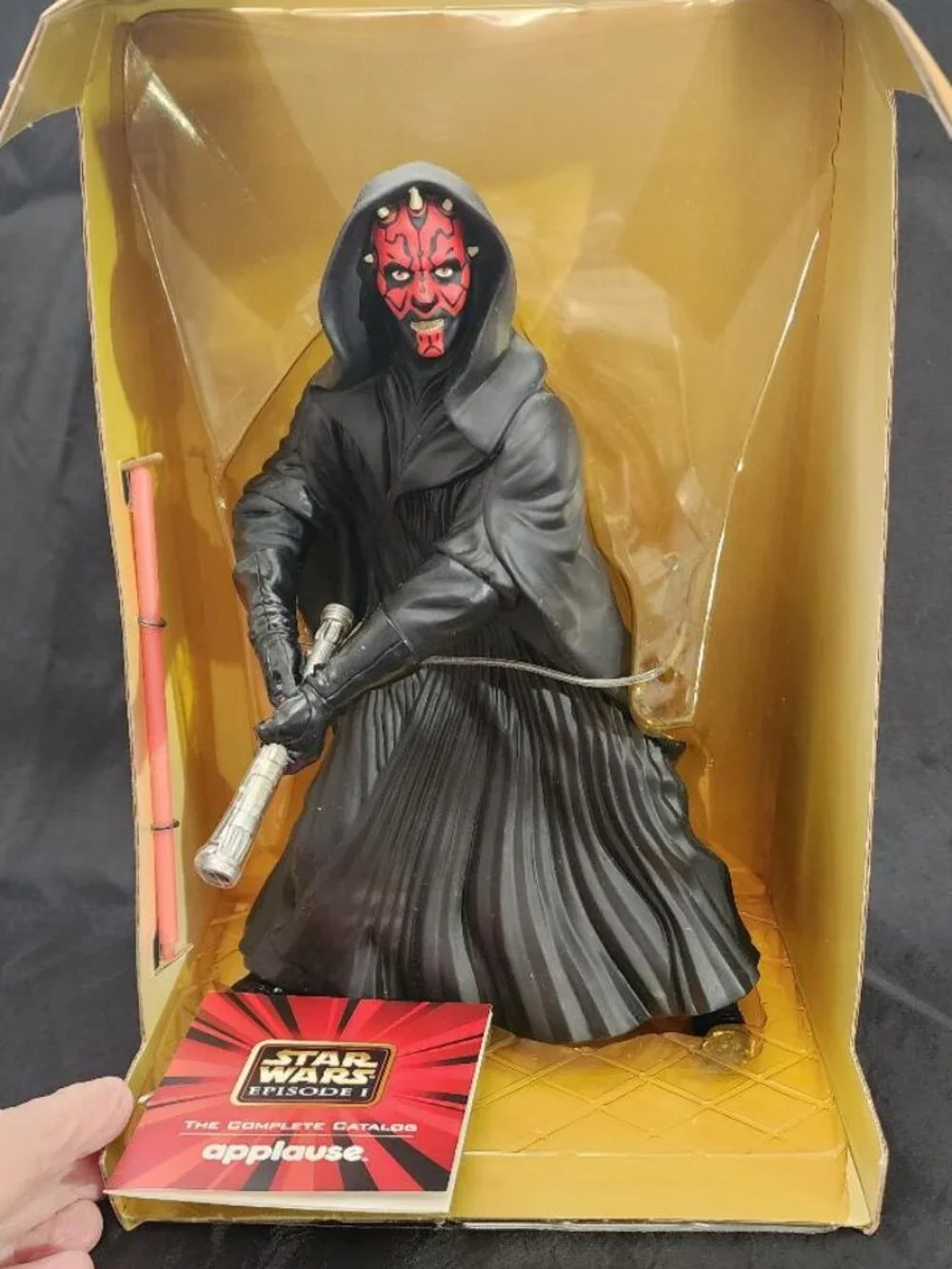 Vintage Star Wars DARTH MAUL  9” action figure NIP -EPISODE 1